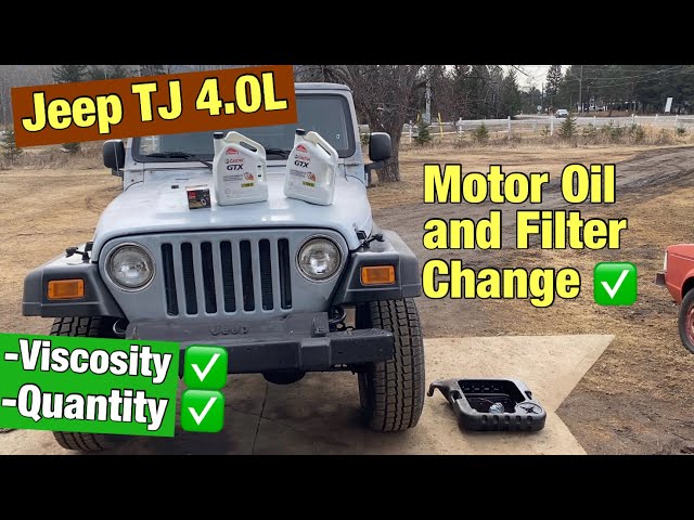 Jeep TJ Oil Type: Best Options for Peak Engine Performance