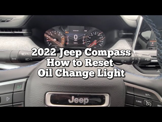 How To Turn Off Change Oil Light On Jeep Compass: Quick Fix Guide