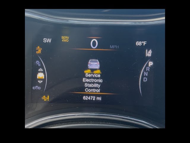 Service 4Wd And Traction Control Light On Jeep Grand Cherokee: Quick Fix Guide