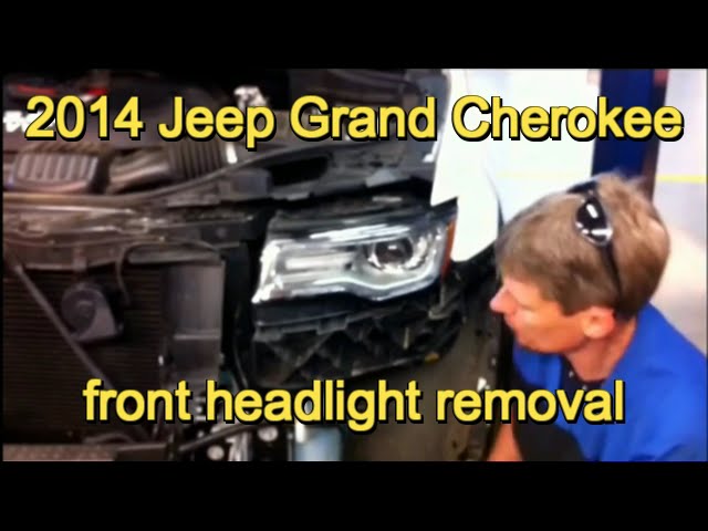 How To Change 2014 Jeep Grand Cherokee Headlight Easily