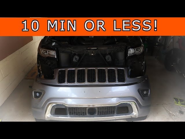 How To Remove Jeep Grand Cherokee Front Bumper Easily
