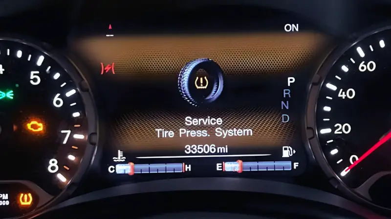 Jeep Renegade Service Tire Pressure System