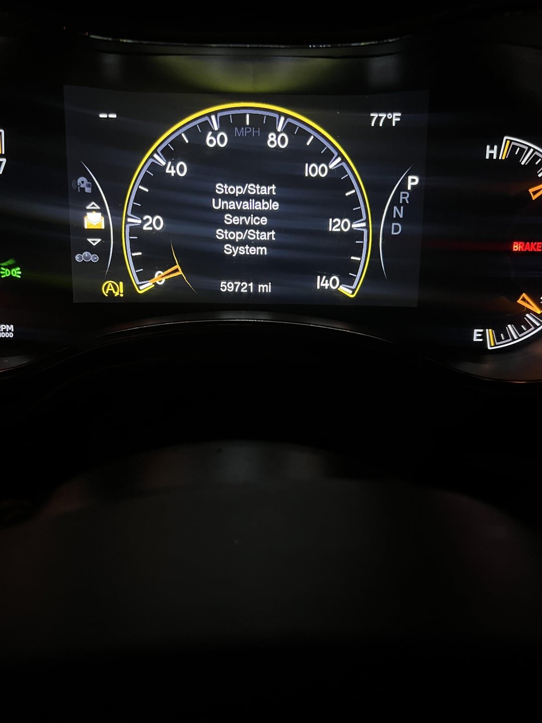 Stop/Start Unavailable Service Stop/Start System Jeep Grand Cherokee Fix