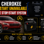 Stop/Start Unavailable Service Stop/Start System Jeep Cherokee