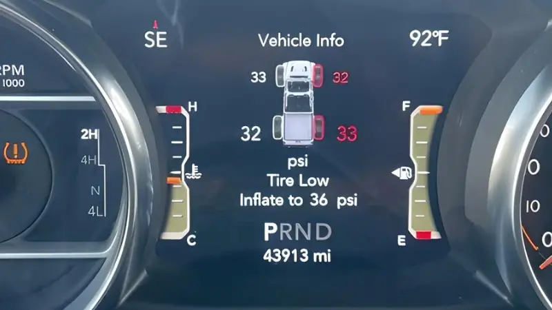 Tire Pressure for Jeep Wrangler