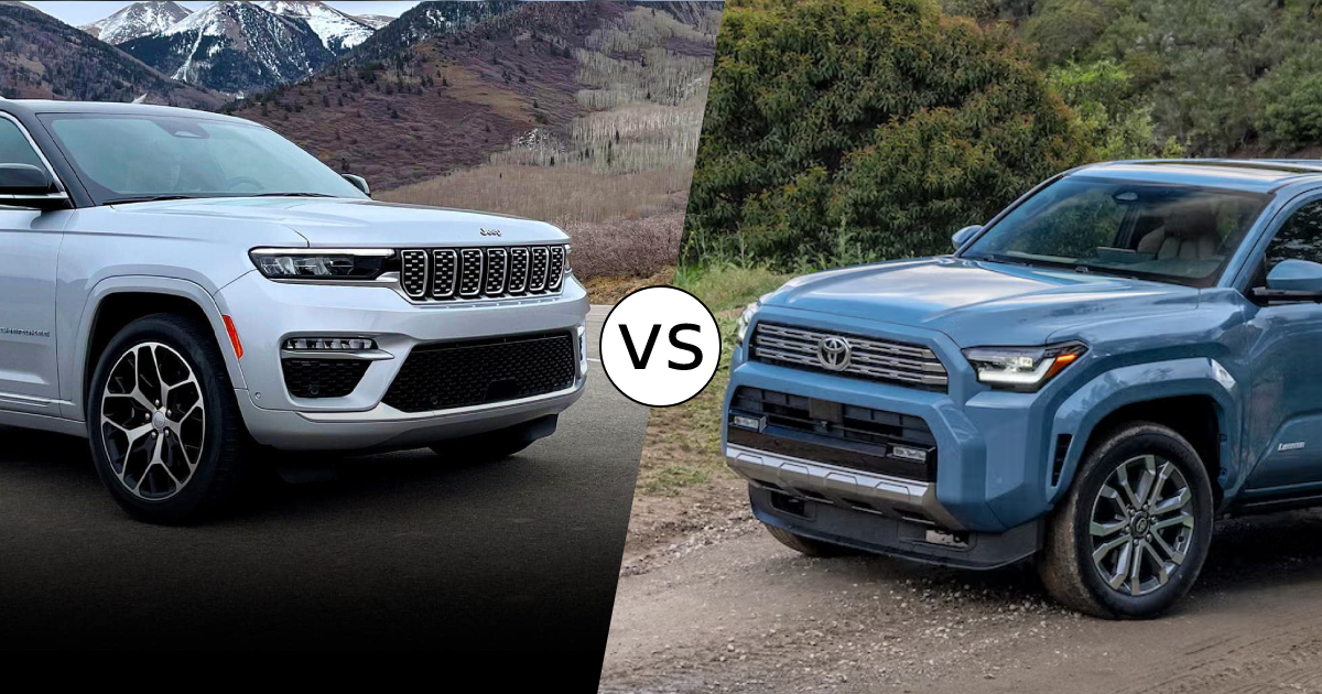 2025 Jeep Grand Cherokee Vs 2025 Toyota 4RUNNER 2025 Jeep Grand Cherokee Vs 2025 Toyota 4Runner: Ultimate SUV Showdown