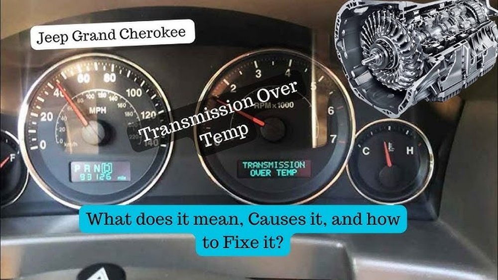 transmission over temp 2006 jeep grand cherokee