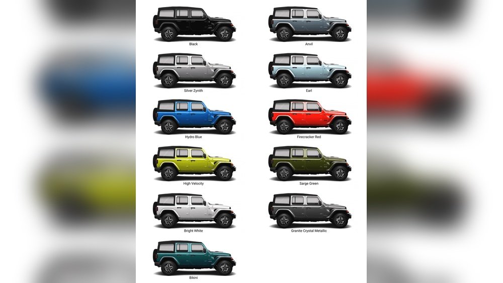 What Colors Do Jeep Wranglers Come In: Full Guide to Every Shade what colors do jeep wranglers come in