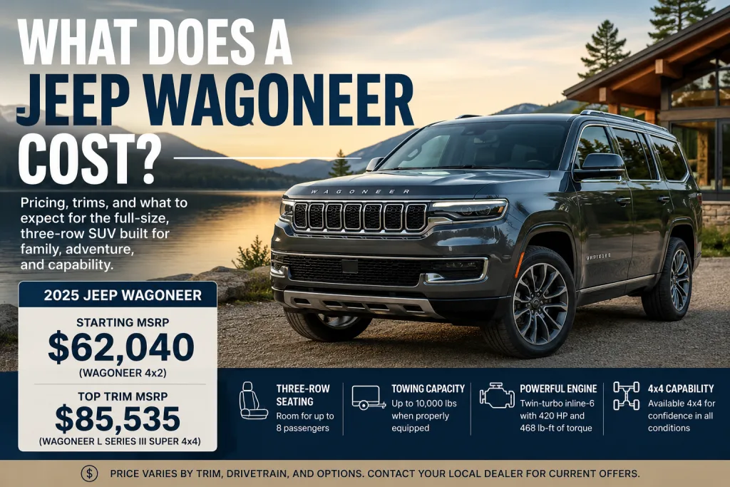 How Much Does A Jeep Wagoneer Weigh? Complete Guide & Specs How Much Does A Jeep Wagoneer Weigh? Complete Guide & Specs