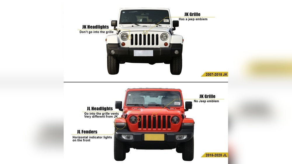 what is jeep jk vs jl