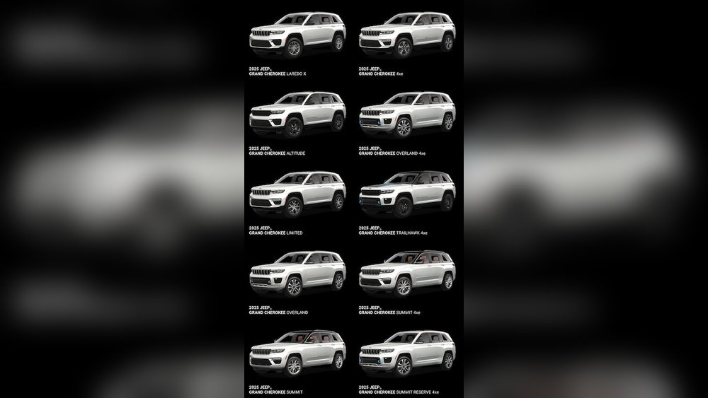 what is the difference between jeep grand cherokee models