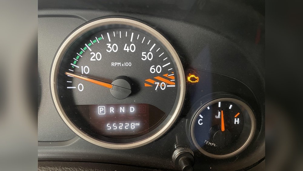 why is my jeep check engine light on