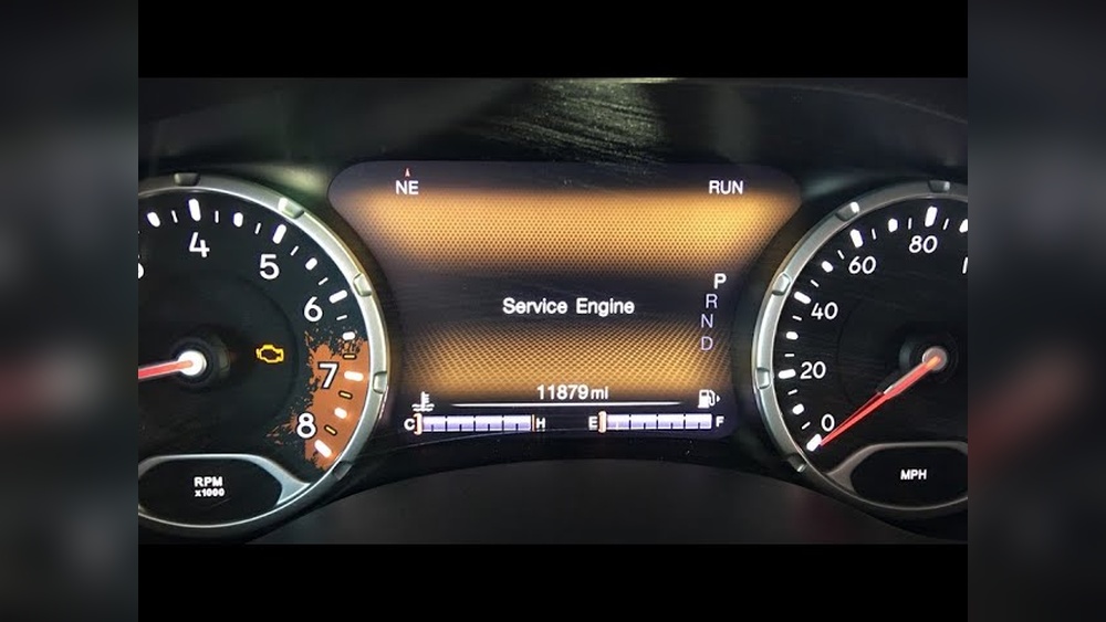 why is my service engine light on jeep renegade