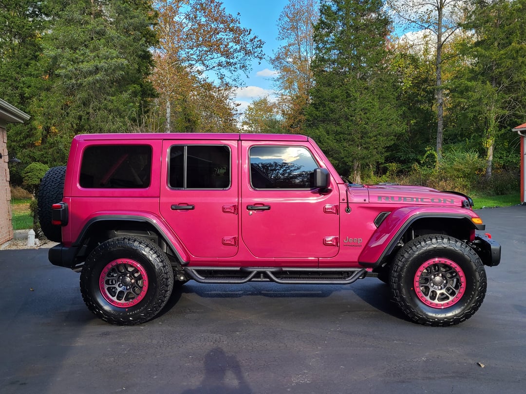 Pink Jeep Wrangler 2 Door: Stand Out With Iconic Style Pink Jeep Wrangler 2 Door: Stand Out With Iconic Style